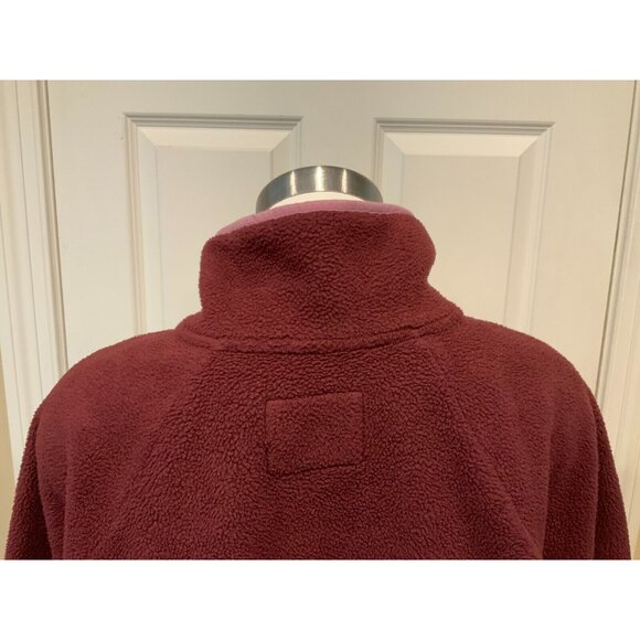 Abercrombie & Fitch Purple Fleece W/ Quilted Detail & Front Pocket, Size L - Picture 8 of 9